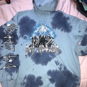 Light Blue TieDye Hoodie